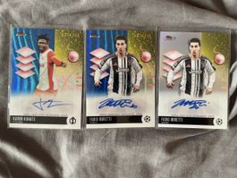 Topps Finest UEFA 2025/26 – 3 Auto Konaté & Miretti /150
