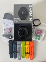 Garmin Fenix 7X Sapphire Solar (Ø 51mm) inkl. viel Zubehör