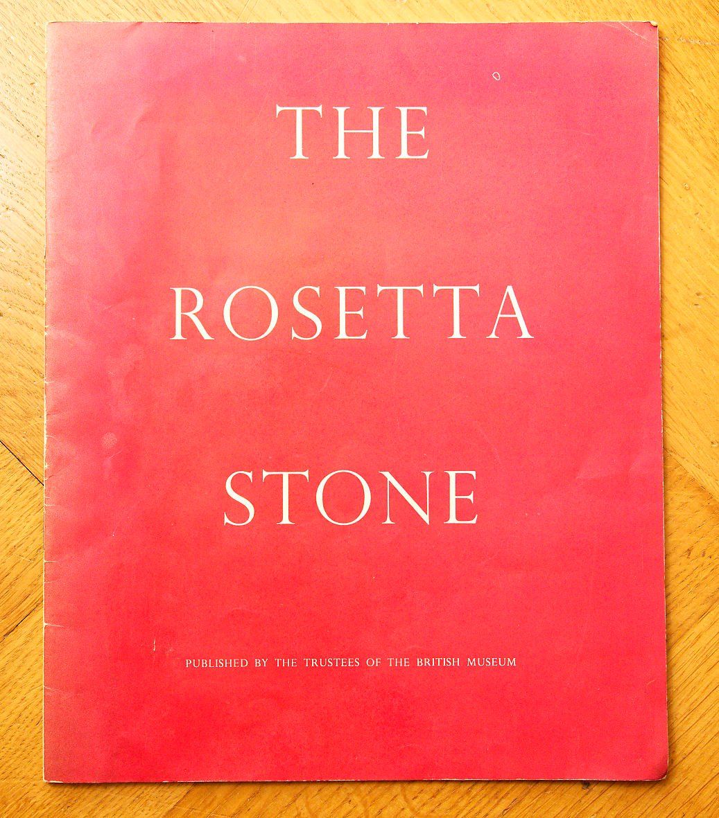 Bücher: The Rosetta Stone, British Museum – Defekt aus Bern von Maccalvin