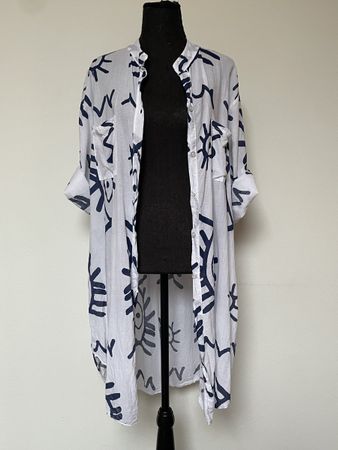 Tunika / Blusenjacke aus Baumwolle