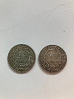 Silber 2 x 2.00 Fr. 1940 und 1958