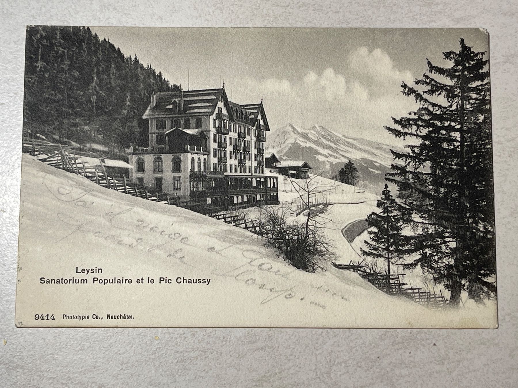 Cartoline postali: Alte Ansichtskarte Leysin, Sanatorium, – Usato da Strengelbach venduto da Aschatan5