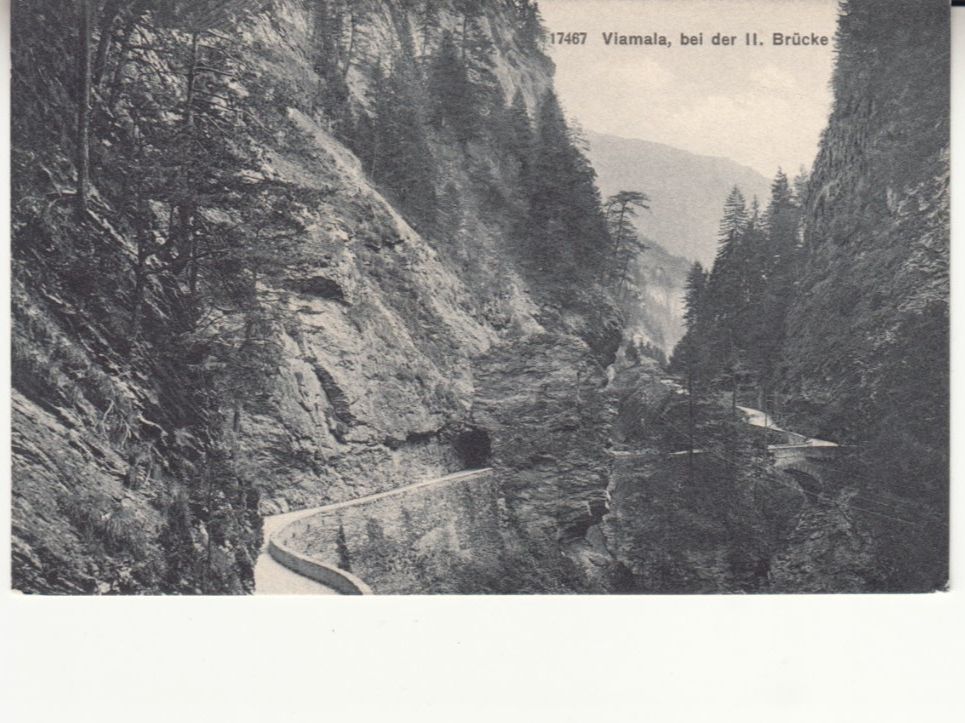 Ansichtskarten: Viamala 2. Brücke ca. 1910 – Gebraucht aus Bürglen TG von StampGraf