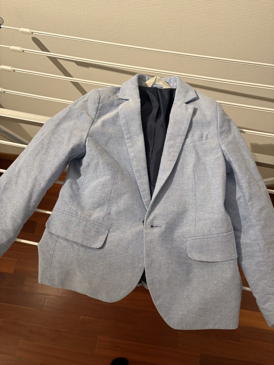 H&M Giacche & Cappotti: Blazer, hellblau, Gr. 122 – Nuovo (secondo la descrizione) da Therwil venduto da Migu84
