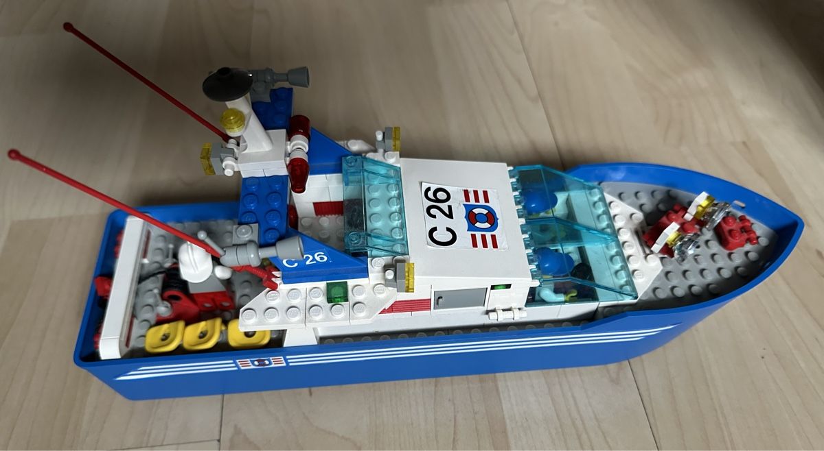 Lego Giocattoli: Lego System 4022 Seecutter C26 Schnellboot Boot – Usato da Haegendorf venduto da Chruege 5