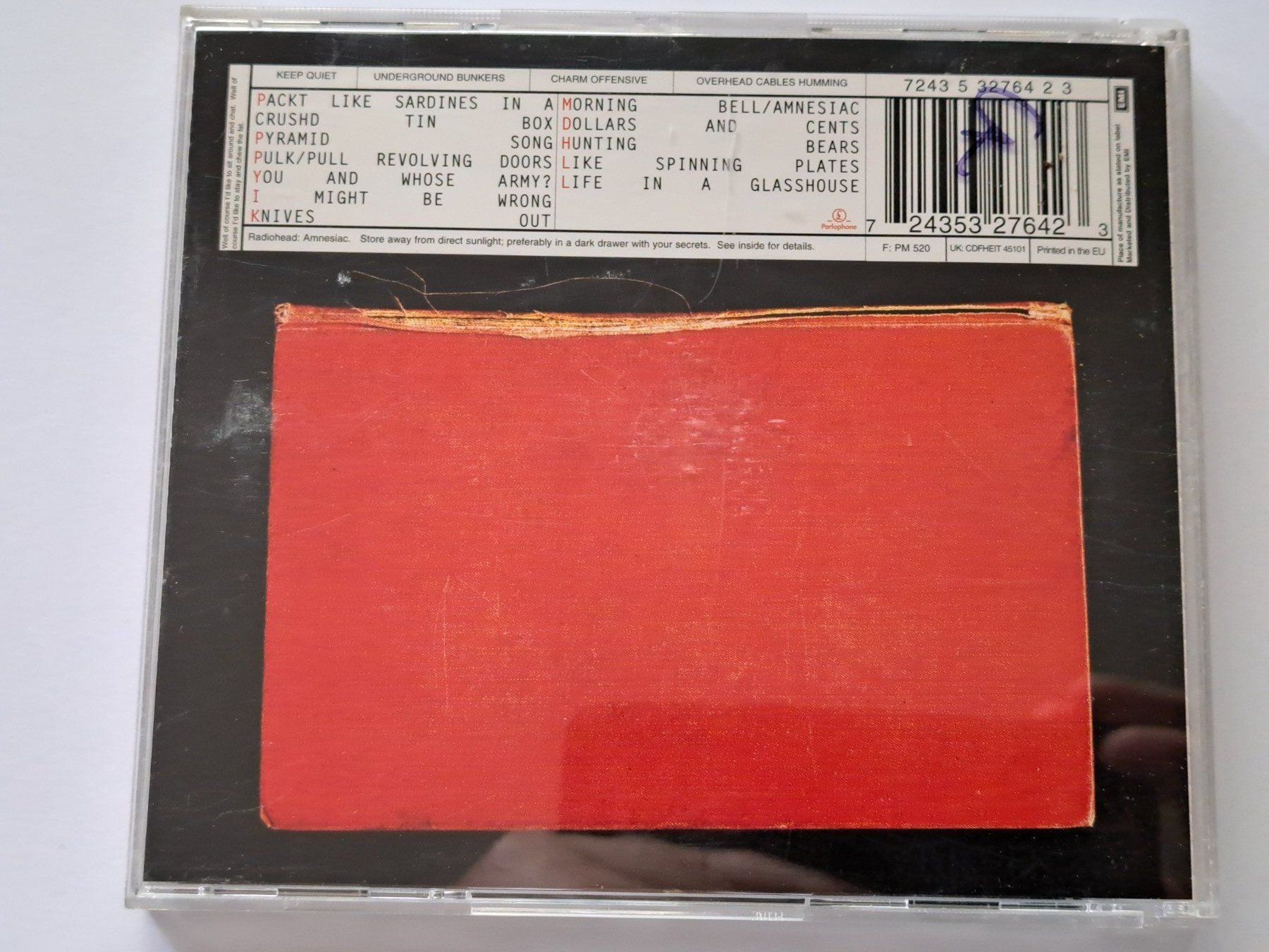 CDs: Cd Radiohead - Amnesiac – D'occasion à Pully par bro_n52j 1