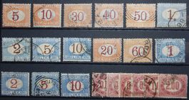 Italien Porto ex. Kat. 5-23 gest. 1870/1925 Kat. 138 Euro