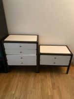 2 kleine Kommoden / Schubladenschränke
