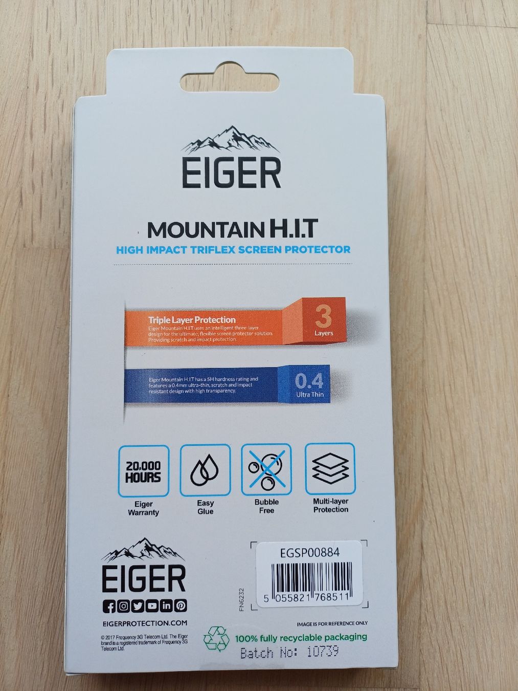 Eiger Covers & Schutzfolien: Samsung Galaxy A34, Schutzfolie,Eiger Display-Glas, 2er-Pack – Neu (gemäss Beschreibung) aus Riedern von martigni_88 1