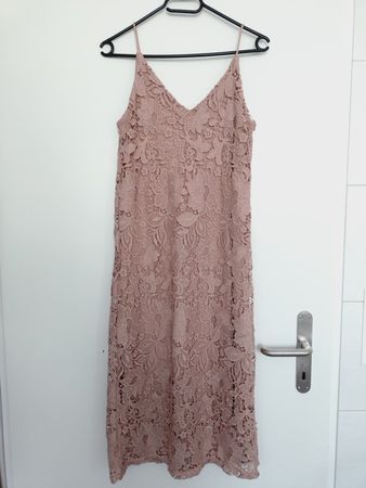 H&M Kleid Spitzen rosa H&M Grösse XS neuwertig