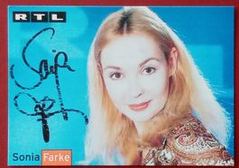 Sonia Farke Autogramm signiert Fotopostkarte 10x15cm