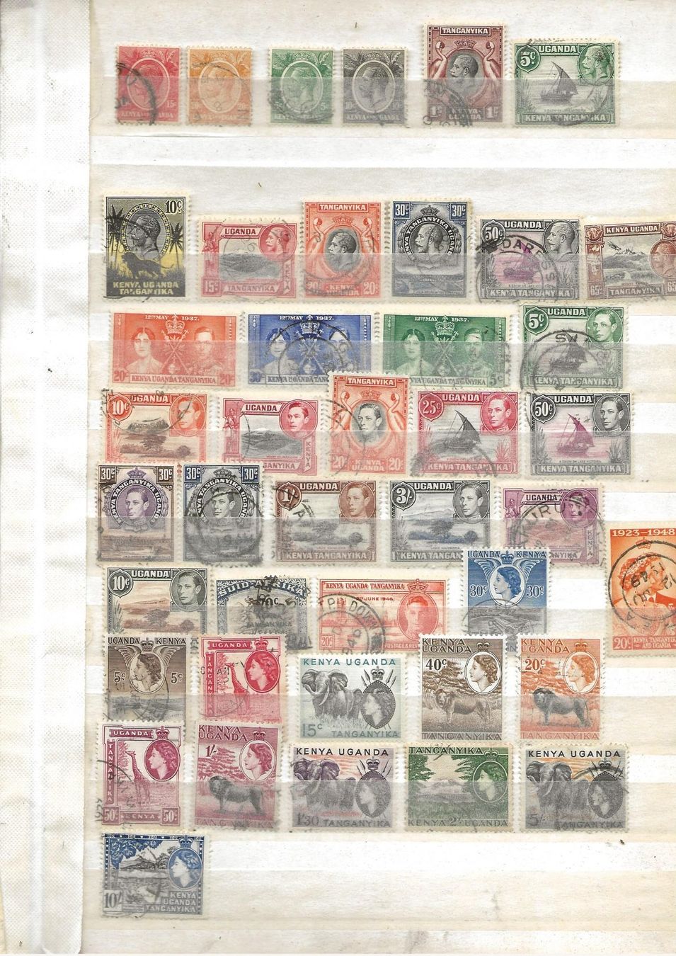 Tutti i francobolli: Kenya Uganda Tanzania 1922 ... – Usato da Sion venduto da PierreP01