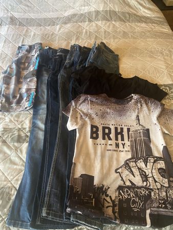 Sommer Paket, 5 Jans Gr. 164, T- Shirts, Badehose 