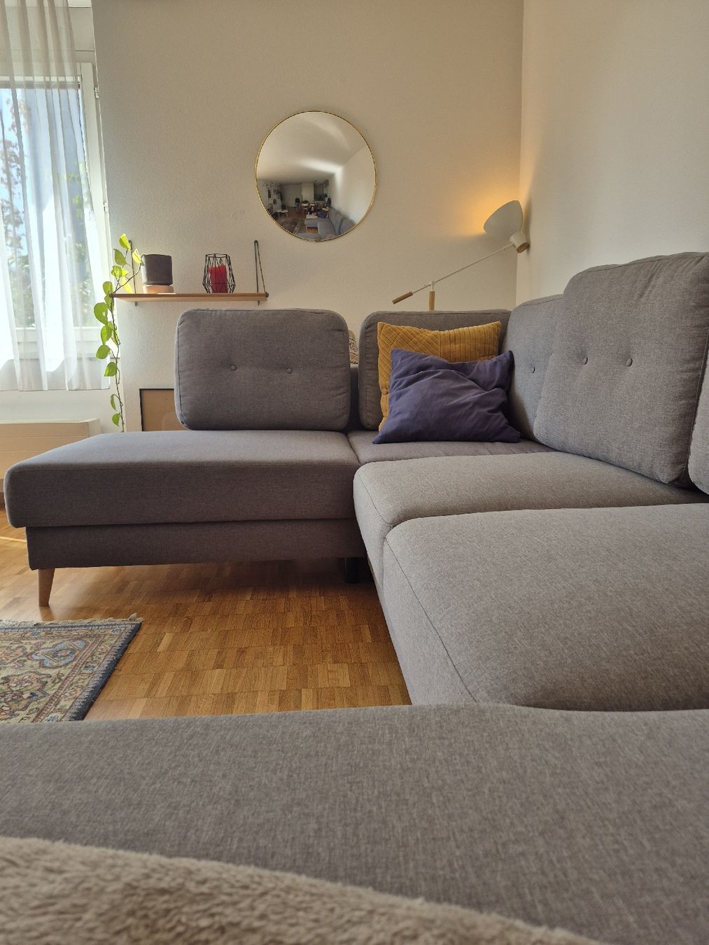 Divani: Ecksofa mit Schlaffunktion grau 296cm ab CHF 1.- – Usato da Zürich venduto da yanickaem89 3
