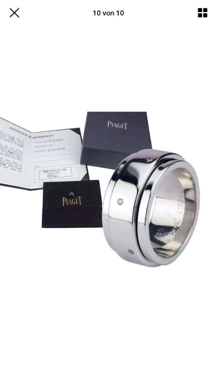 Piaget Ringe: Piaget Possession Brillant Dreh-Ring. Gr. 58 – Neu (gemäss Beschreibung) aus Bettlach von Brissoni