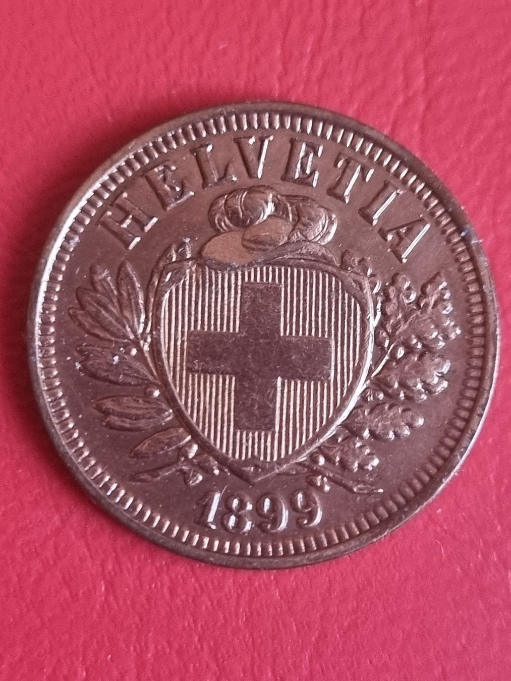 Toutes les monnaies: 2 RAPPEN SCHWEIZ - JAHR 1899 – D'occasion à Heimenschwand par rog_p7h9