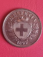 2 RAPPEN SCHWEIZ - JAHR 1899