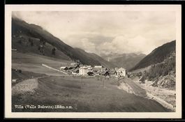 AK Villa /Vall Bedretto, Panorama del paese nella Valle Bedr