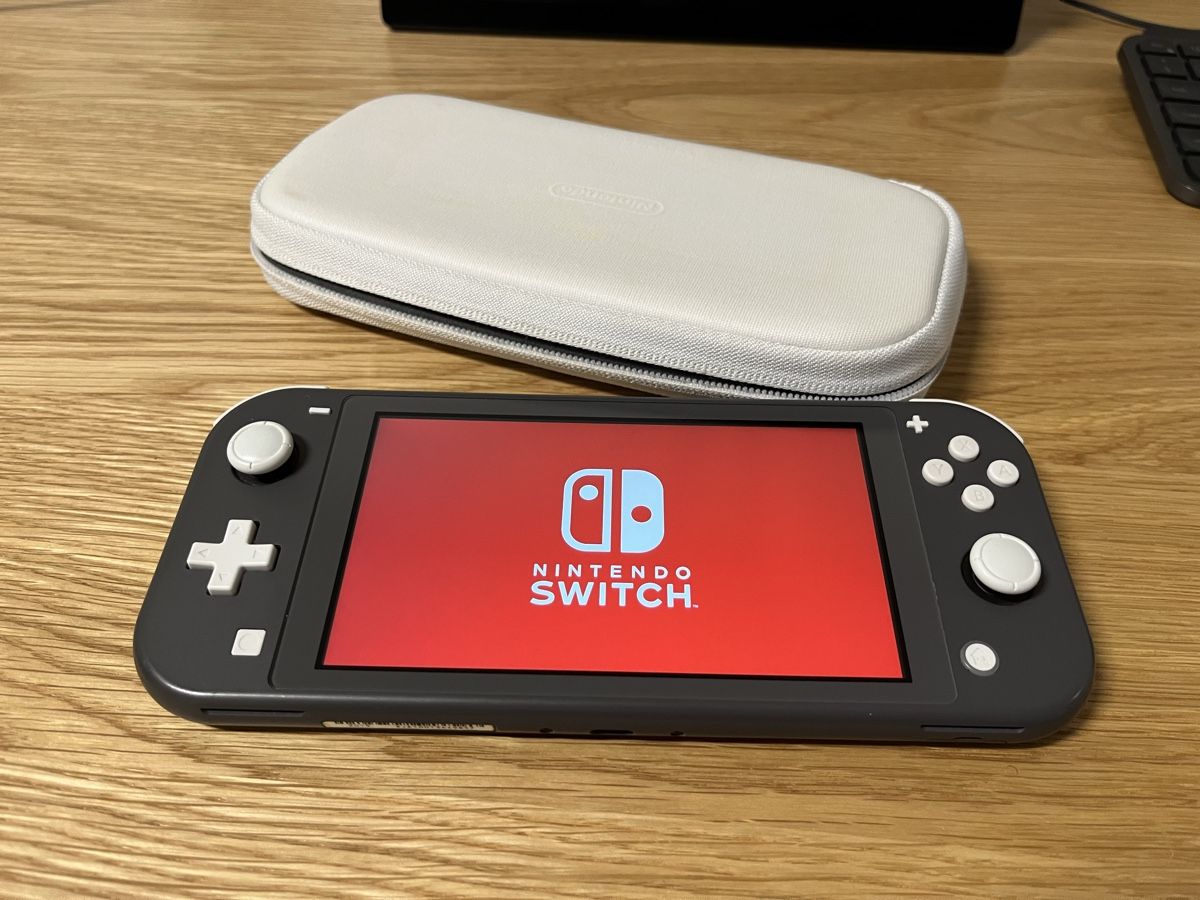 Nintendo Console: Nintendo Switch Lite Grau mit Etui Case – Usato da Olten venduto da T.Frei