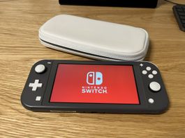 Nintendo Switch Lite Grau mit Etui Case