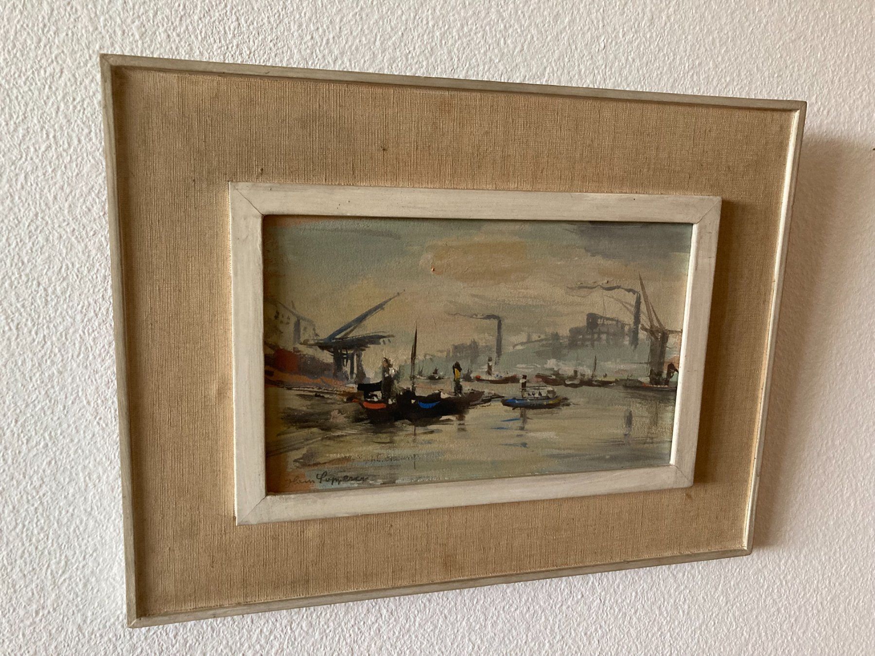 Dipinti: .Rhein Hafen Basel – Usato da Wil SG venduto da Pin05 5
