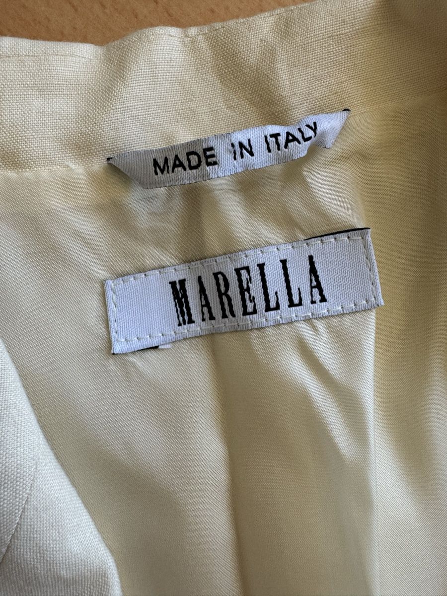 Marella Jacken: Blazer MARELLA en lin crème  - Taille 40 – Neu (gemäss Beschreibung) aus Morges von sandy069 4