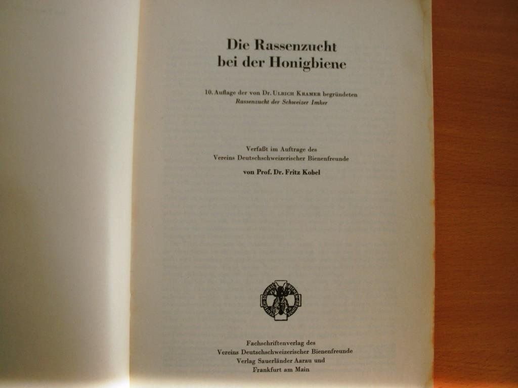 Libri: Die Rassenzucht bei der Honigbiene – Usato da Grenchen venduto da Kogi7 1