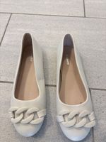 Weisse Sommer Ballerinas, Grösse 40, neuwertig!