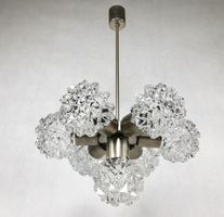 Luxuriöser Kristall-Designer-Kronleuchter aus den 70er Jahre