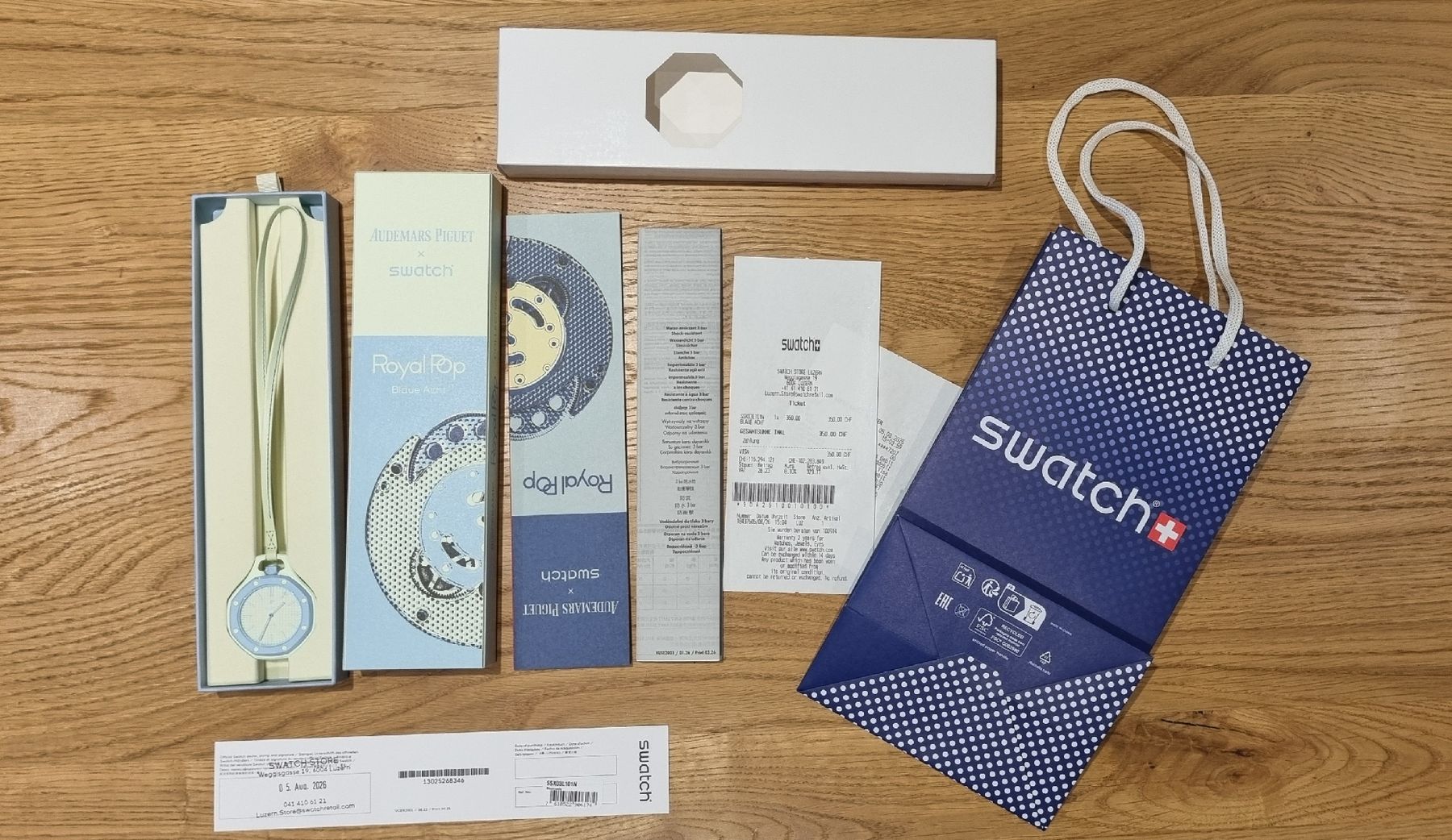 Swatch Orologi: Swatch Royal Pop Audemars Piguet neu mit Box – Nuovo e nell'imballaggio originale da Walchwil venduto da sev_9nl5 3