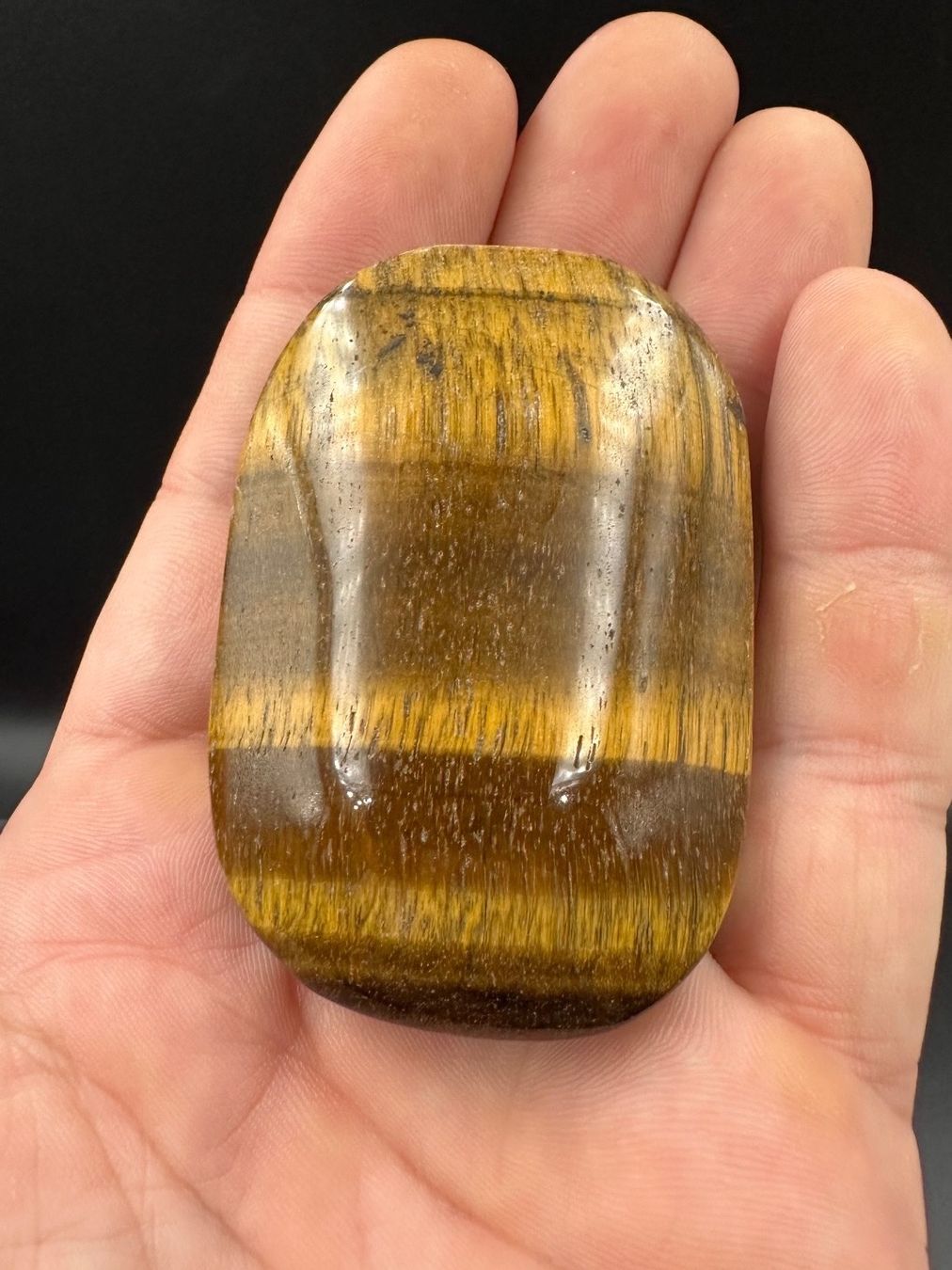 Minerali & Pietre curative: Tigerauge Handschmeichler Heilstein – Nuovo e nell'imballaggio originale da Männedorf venduto da Handschmeichler 3