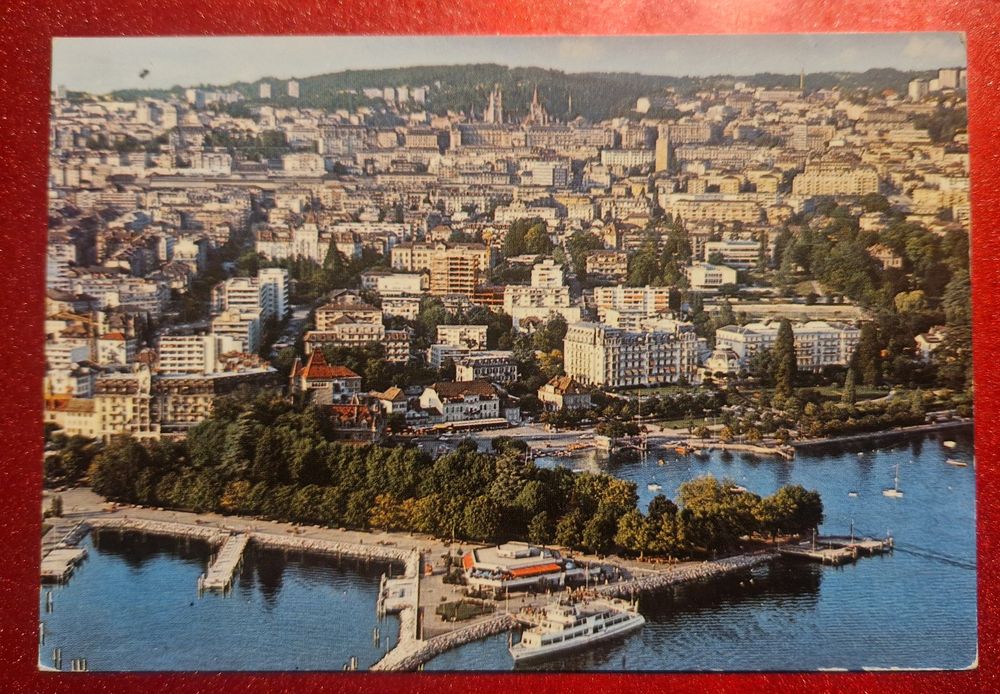 Lausanne Ouchy Luftansicht 1979 (Gebraucht) in Melchnau für CHF 1 – mit ...