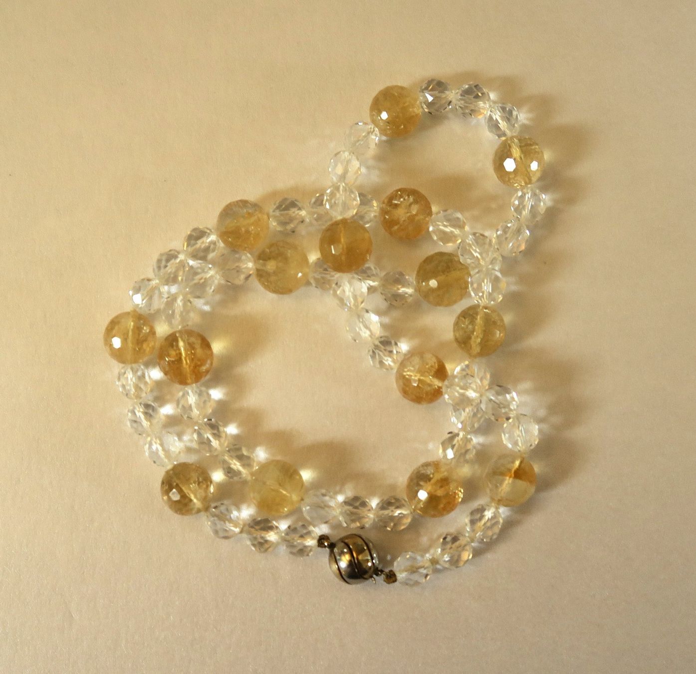 Catenine: Glasperlen - Kette facettiert, Verschluss Silber 925 – Usato da Brittnau venduto da marlenestone 4