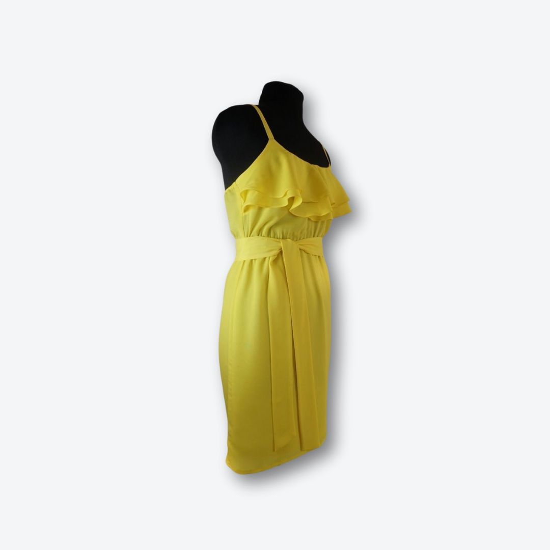 Vestiti: Gelbes Trägerkleid, Gr. 34 – Usato da Oberkirch LU venduto da petitefashion 1