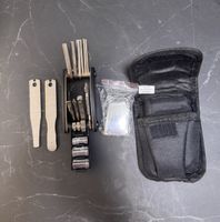 Outil multifonction vélo dans son étui-accessoire vélo