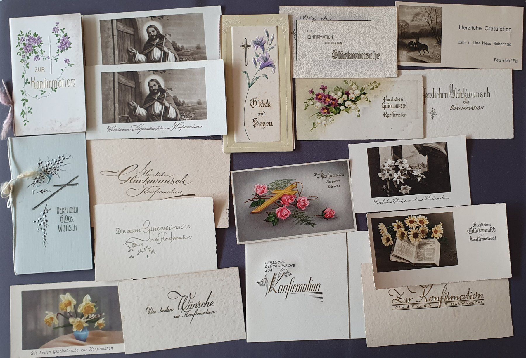 Cartoline: Lot alte Karten Konfirmation – Usato da Kreuzlingen venduto da Rschweiz1 1