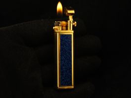 DUNHILL Sylphide Feuerzeug vergoldet ab Service 6M Garantie