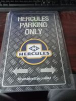 Blechschild-HERCULES-PARKING ONLY