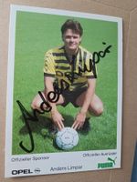 Anders Limpar - alte YB signierte Autogrammkarte