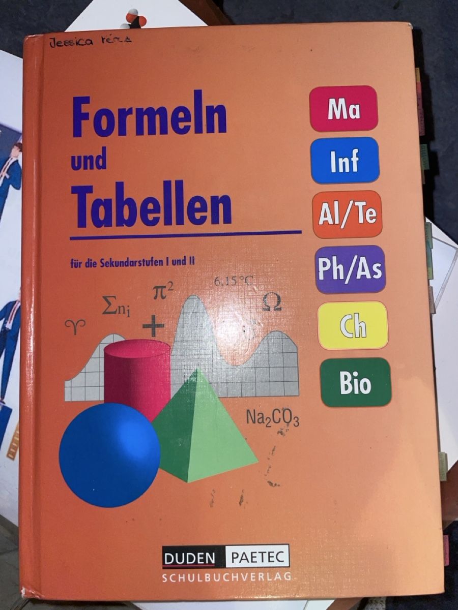 Livres: Formeln & Tabellen Duden Schulbuchverlag – D'occasion à Münchenbuchsee par riz_7xxw