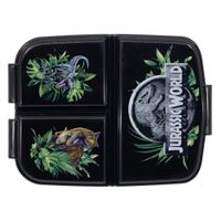Jurassic World Brotdose mit Fächern - ideal für Schule!