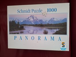 Stimmung in den Bergen Puzzle Panorama