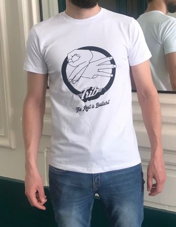 T-shirt 93 par Trib blanc neuf sétigraphié Taille S