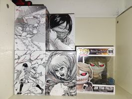 Attack on Titan Komplett + Funko Pop