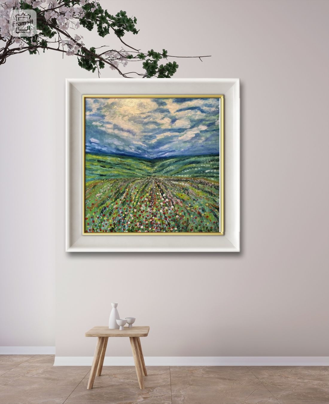Dipinti: Paradise/Bild Oil Leinwand Kunst Doks – Nuovo e nell'imballaggio originale da Beromünster venduto da dok_b8mf