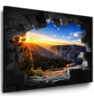 + Wandbilder Ansicht Landschaft Leinwand Bilder 100x80