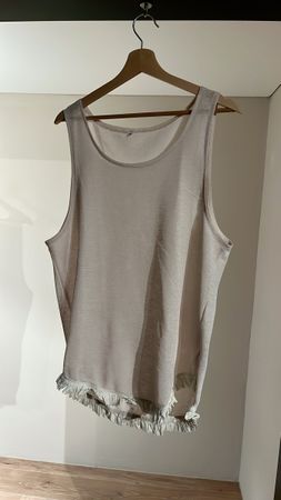 Boho Sommer Top mit Fransen - Grösse M - Top Zustand