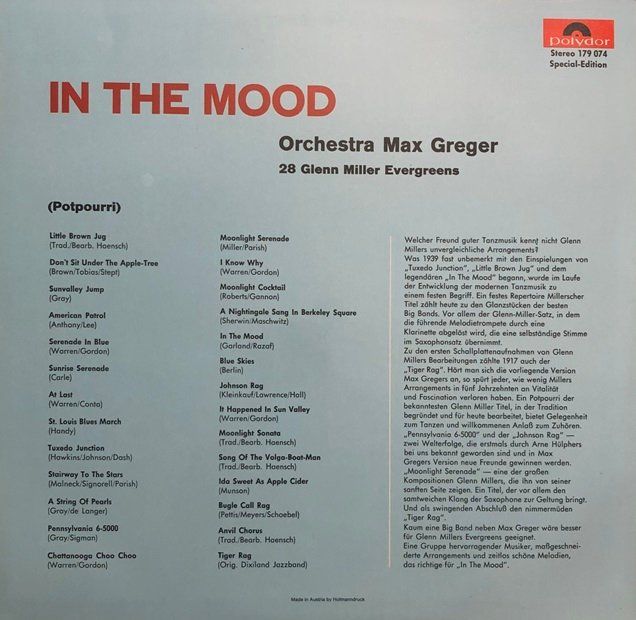Schallplatten: 5x LPs Orchester Max Greger – Gebraucht aus Grüningen von azulgrisvinyl 3