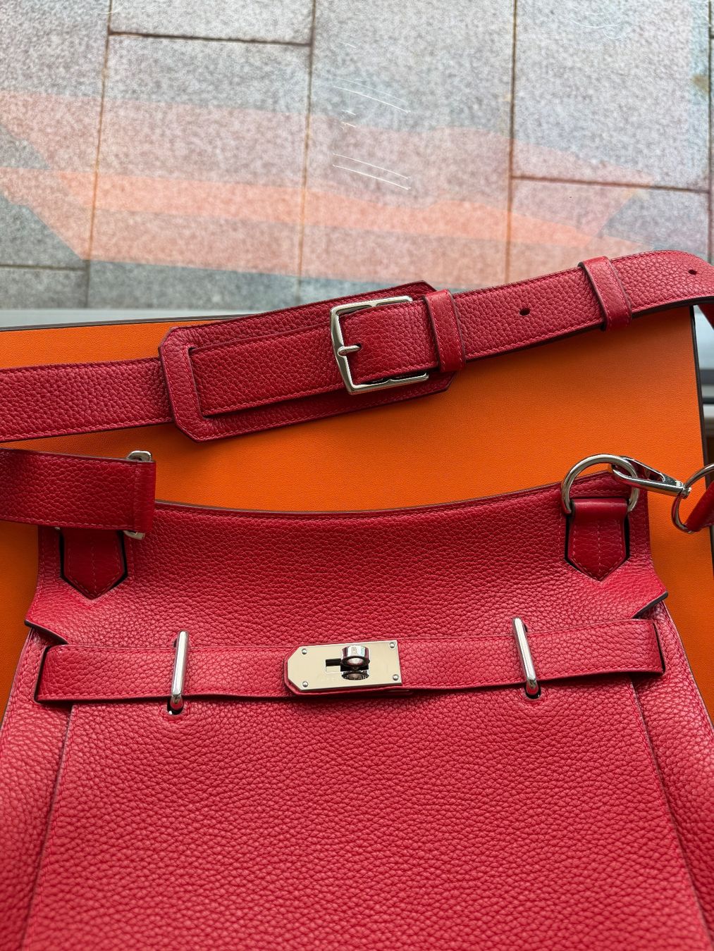 Hermès Sacs: Hermes Jypsiere 31 in Clémence Leder – D'occasion à Bäch SZ par Umniza15 4