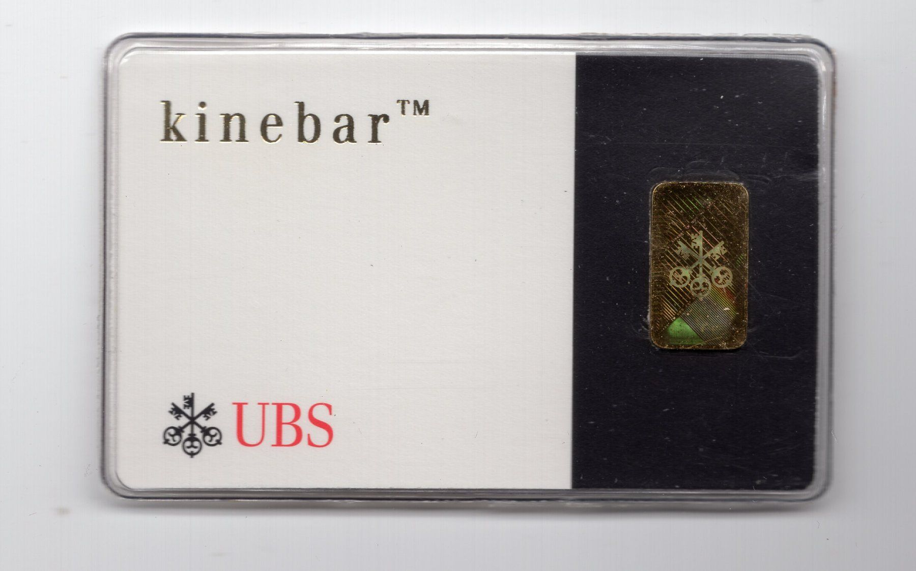 (377) 1 g Goldbarren UBS, orig. verpackt (Gebraucht) in Rüthi (Rheintal ...